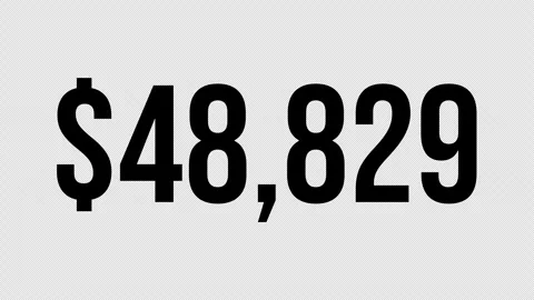 Number $ 13 Stock Footage 340597343