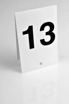 Number 13 Stock Photos