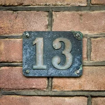 Number 13 Stock Photos