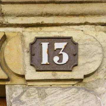 Number 13 Stock Photos