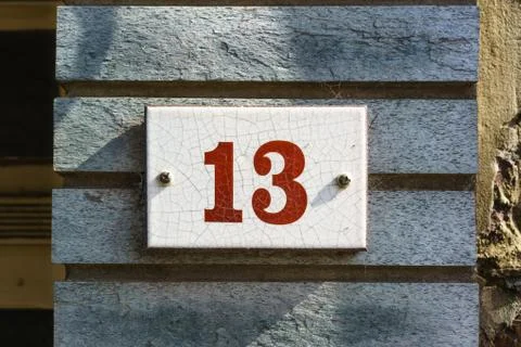 Number 13 Stock Photos