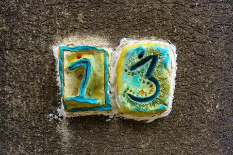 Number 13 Stock Photos