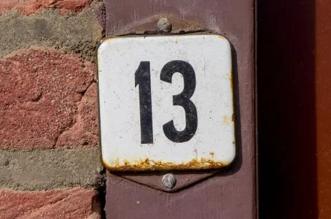 Number 13 Stock Photos
