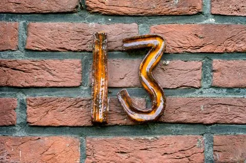 Number 13 Stock Photos