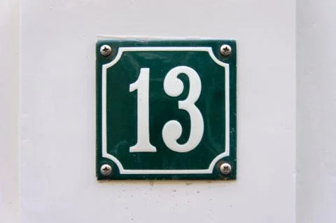 Number 13 Stock Photos