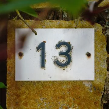 Number 13 Stock Photos