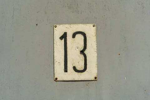 Number 13 Stock Photos