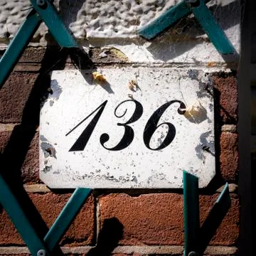Number 136 Stock Photos