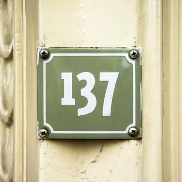 Number 137 Stock Photos