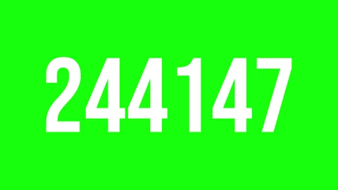 Number 14 库存影片 336353746