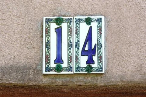 Number 14 Stock Photos