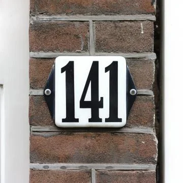 Number 141 Stock Photos