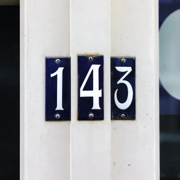 Number 143 Stock Photos