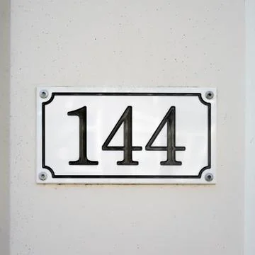 Number 144 Stock Photos