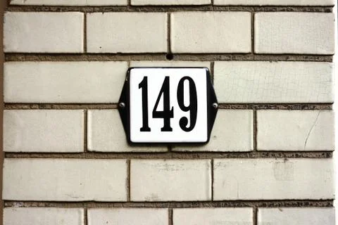 Number 149 Stock Photos