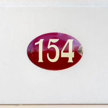 Number 154 Stock Photos