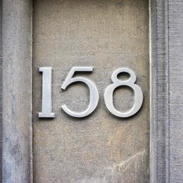 Number 158 Stock Photos