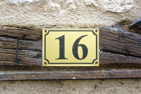 Number 16 Stock Photos