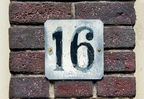 Number 16 Stock Photos