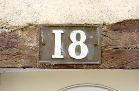 Number 18 Stock Photos