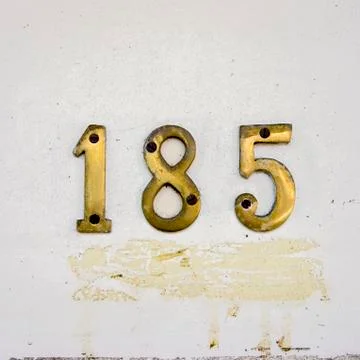 Number 185 Stock Photos