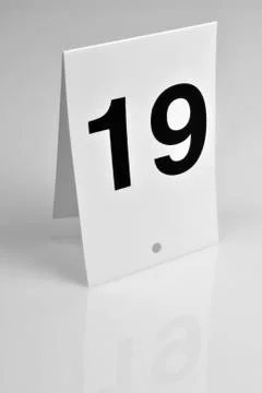 Number 19 Stock Photos