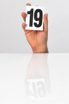 Number 19 Stock Photos