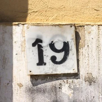 Number 19 Stock Photos