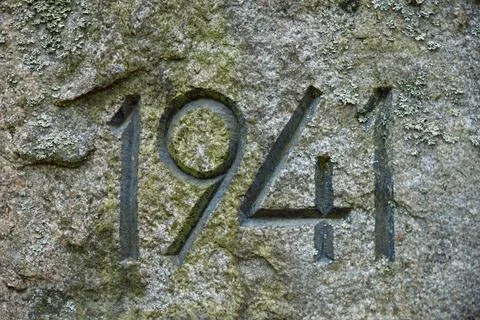 Number 1941. Foto stock