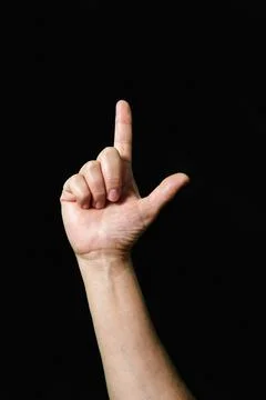 Number 2 on a dark background Stock-Fotos