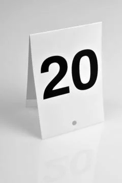 Number 20 Stock Photos