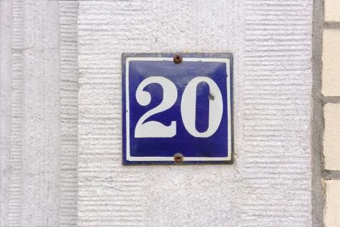 Number 20 Stock Photos