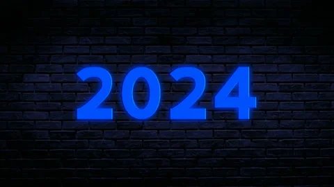 Number 2024 Blue Neon Animation Motion G Stock Video Pond5   Number 2024 Blue Neon Animation Footage 255825885 Iconl 