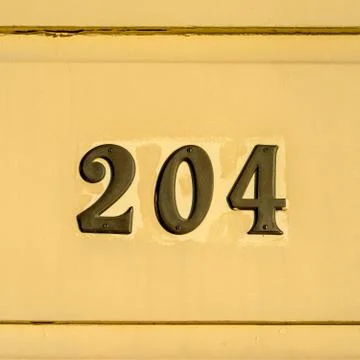 Number 204 Stock Photos