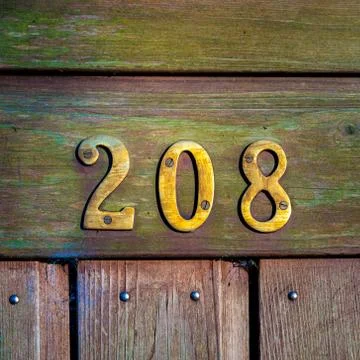 Number 208 Stock Photos