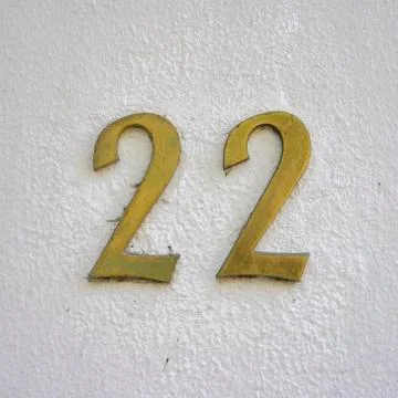 Number 22 Stock Photos