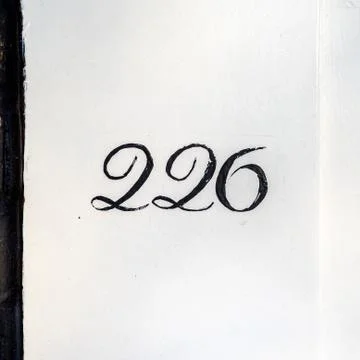 Number 226 Stock Photos