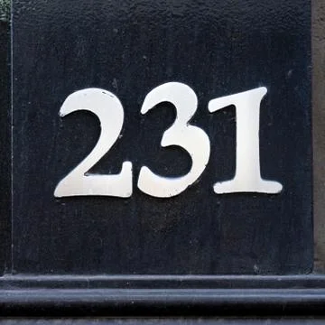 Number 231 Stock Photos