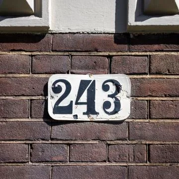 Number 243 Stock Photos