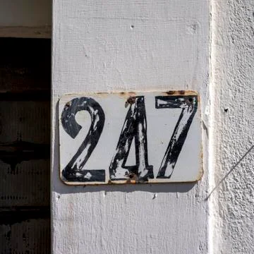 Number 247 Stock Photos