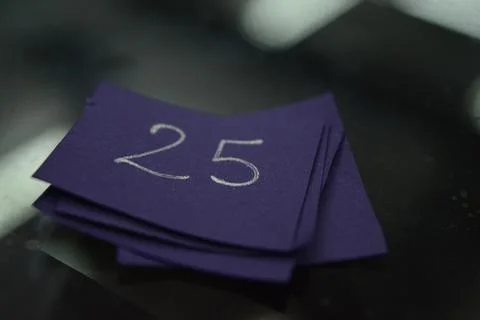 Number 25 Stock Photos