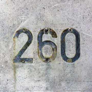 Number 260 Stock Photos