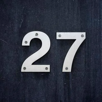 Number 27 Stock Photos