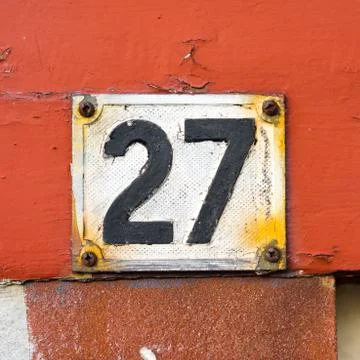 Number 27 Stock Photos