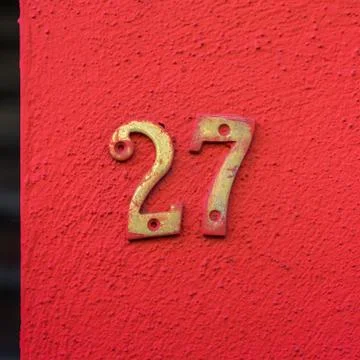 Number 27 Stock Photos