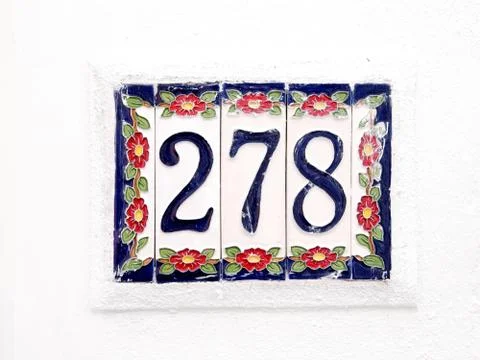 Number 278 Stock Photos
