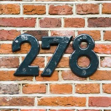Number 278 Stock Photos