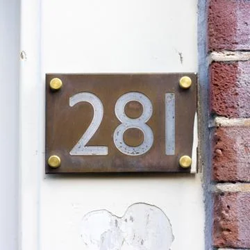 Number 281 Stock Photos