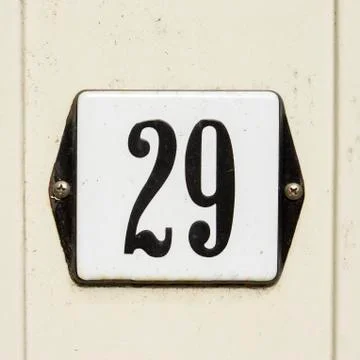 Number 29 Stock Photos