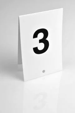 Number 3 Stock Photos